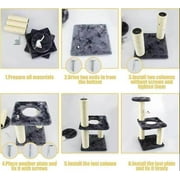Active Cat Tower with Jumping Platform for Indoor Fun