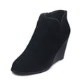 thumbnail image 2 of Zapatos de tacón alto con plataforma impermeable y cremallera Retro para mujer, zapatos individuales Wmkox8yii sa1935, 2 of 9