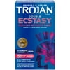 Trojan Double Ecstasy Lubricated Condoms - 10 Count