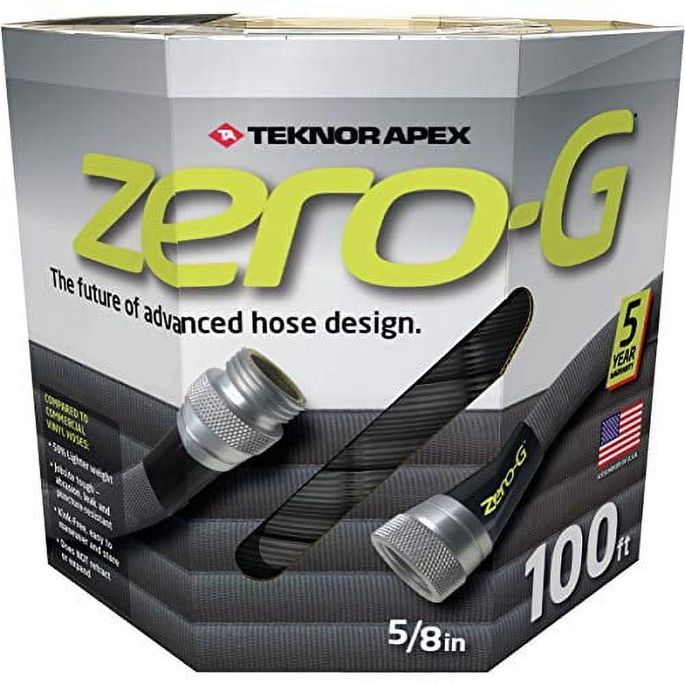 Apex 4001-100 5/8" X 100' Zero-G Lightweight Ultra Flexible Durable Kink- Free Garden Hose10