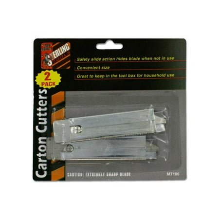 

2 Pack carton cutters - Case of 12