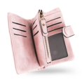 thumbnail image 1 of Women Wallet Rfid Blocking, Large Capacity Small Coin Purse Leather Chic Short Purse, 1 of 5