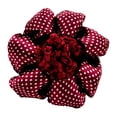 thumbnail image 4 of HEVIRGO Hair Net Polka Dots Stretchy Cloth Women Hair Snood for Dancer, 4 of 10