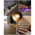thumbnail image 2 of Recessed LED Deck Light Kit (10 Pack), 12V Low Voltage Landscape Lighting, IP67 Waterproof Outdoor Step Light, Garden Warm White Deck Lighting, 2 of 5