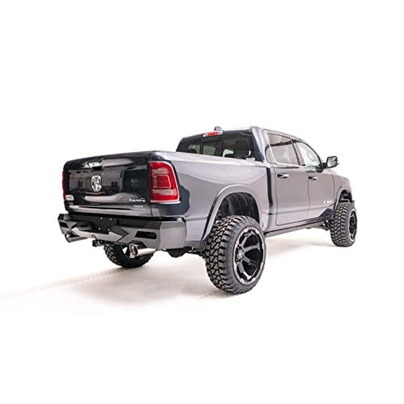 Fab Fours DR19-E4251-1 Vengeance Rear Bumper Fits 19-21 1500 Fits select: 2020 RAM 1500, 2019 RAM 1500 BIG HORN/LONE STAR