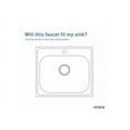 thumbnail image 2 of Moen 7871BL Sleek One-Handle High Arc Kitchen Faucet with In-Deck Handle, Matte Black, 2 of 5