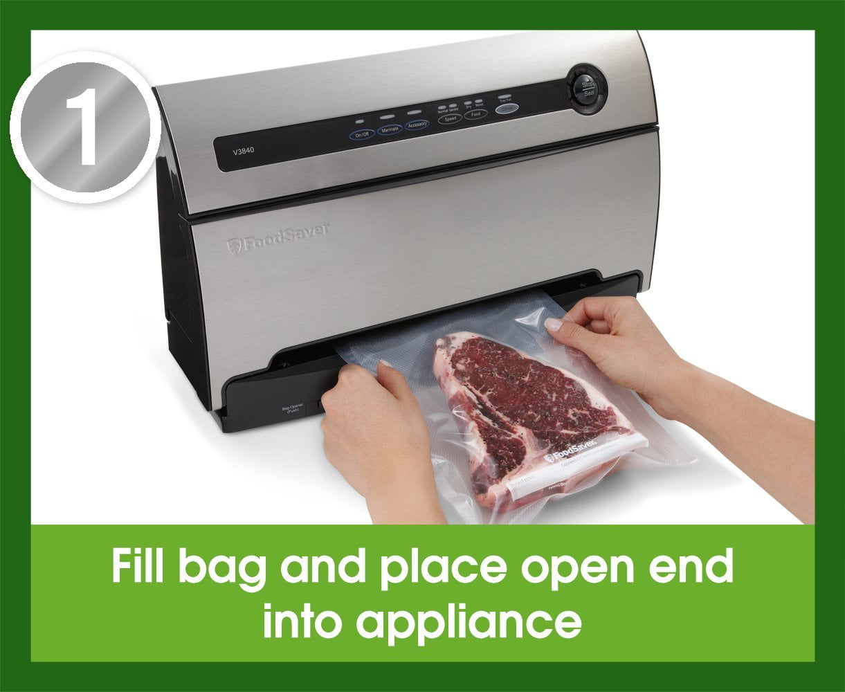 Foodsaver V3835 Vacuum Food Sealer Machine Smartseal Walmart Com Walmart Com