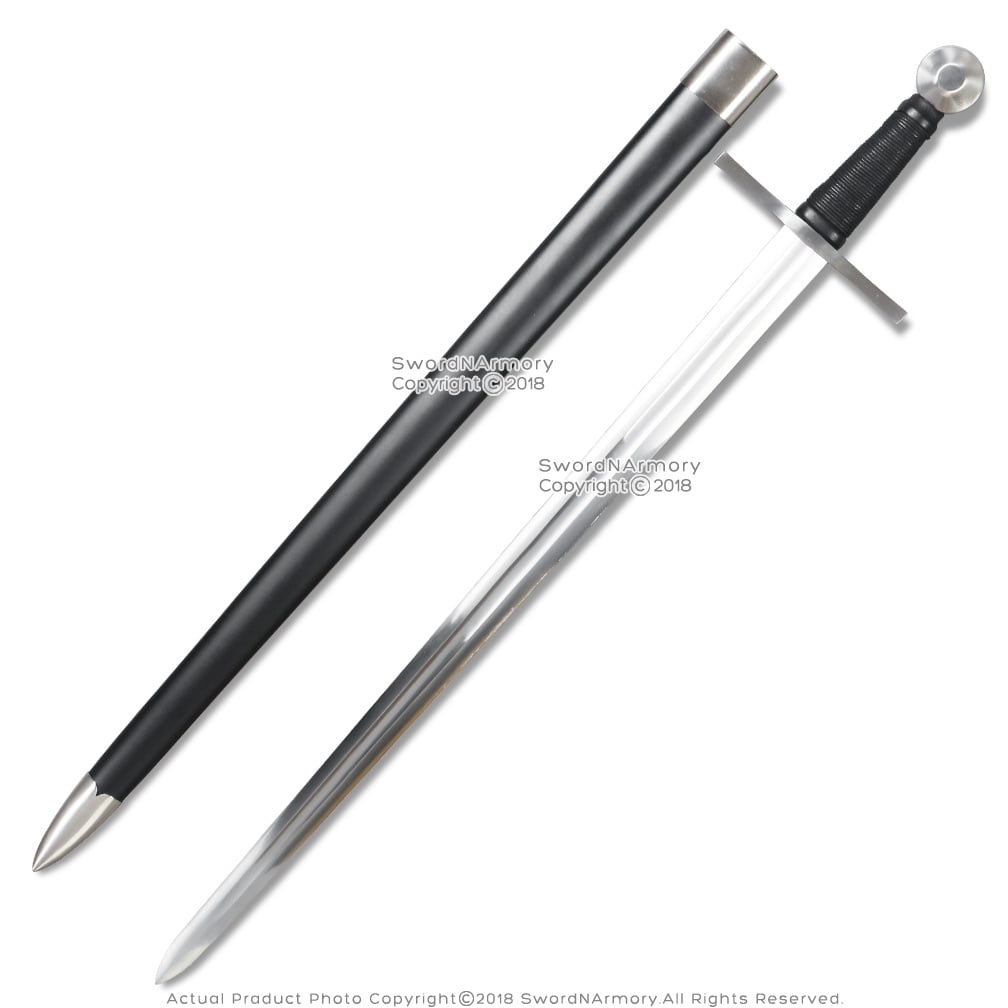 Handmade Medieval Sword Carbon Steel Full Tang Functional Sharp Blade