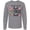 AC-Heather Grey, variant on Inktastic I'm Not Just an Aunt, I'm a Great Aunt Flowers Long Sleeve T-Shirt