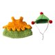thumbnail image 1 of 1 juego de ropa para hámster, gorro de punto con correa ajustable, top de ganchillo, hámster, conejillo de indias, animales pequeños, accesorios de disfraz, suministros para mascotas, 1 of 8