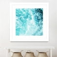 thumbnail image 3 of Giant Art 36x36 Ocean Sea Waves Landscape Matted and Framed in Multi-Color, 3 of 3