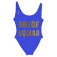 thumbnail image 4 of WILLBEST Trajes de Baño Para Dama, Trajes de Baño Para Playa, Bodas, Fiestas, Cuello Redondo, Estampado de Letras, Sin Espalda, Traje de Baño de Verano de Color Puro, 4 of 4