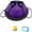 Purple, variant on 24'' Workout Half Ball, Balance Stability Half Ball for Abdominal Abs/Balance Strength/Training Exercise/Fitness Workout, Balance Ball Trainer with Resistance Bands for Home & Gym Workout, M003