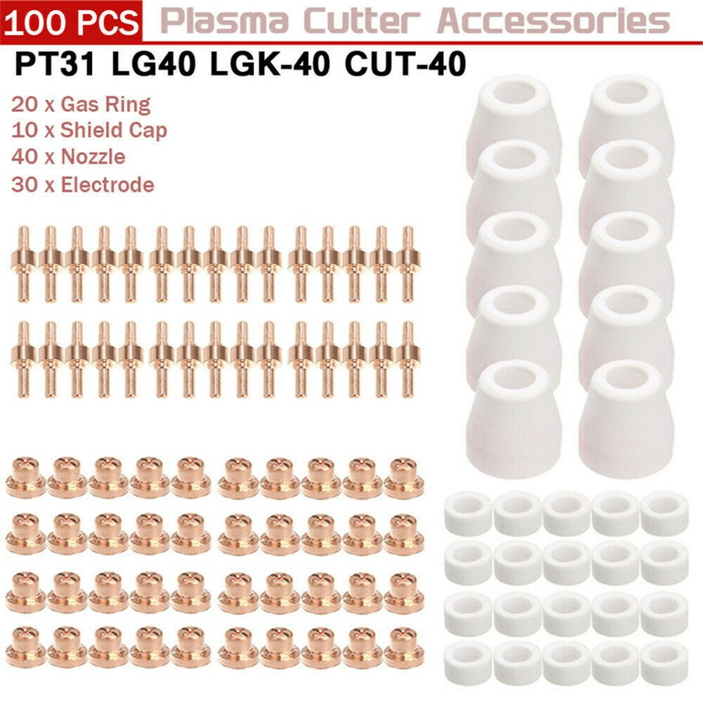 PT-31 LG40 Air Plasma Electrode Tip Cutter Consumables Torch CUT40 CUT50 CT312