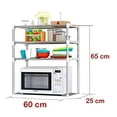 thumbnail image 3 of Estante Multifuncional Metálico Practiksa Rack para Cocina Hogar Color Plateado Armable, 3 of 11