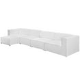 thumbnail image 1 of Modern Contemporary Urban Design Living Room Lounge Club Lobby Sectional Sofa Set, Fabric, White, 1 of 4