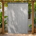 thumbnail image 6 of Naittoop Outdoor Gazebo Rain Proof Curtains Through Rod Weatherproof,UV Resistant Outside Curtains for Gazebo,Front Porch,Pergola, Sun Blocking Privacy Curtain,52W x 83L inch,1 Panel,Black, 6 of 7