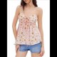 thumbnail image 1 of Tops Cortos Sin Espalda para Mujer, con Estampado Floral, Estilo Chaleco Sin Espalda, para Salir, Estilo Y2K Rosa M, 1 of 10