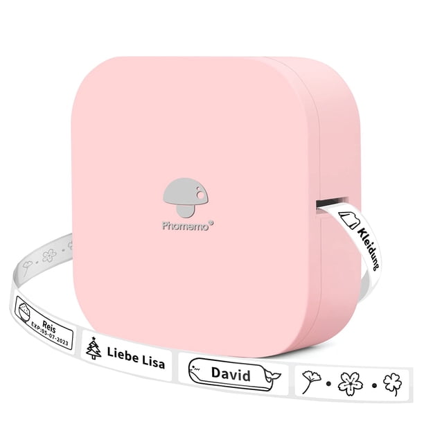 Impresora de Etiquetas Bluetooth Portátil Autoadhesiva Sin Tinta Compatible iOS Android para Hogar Oficina Escuela