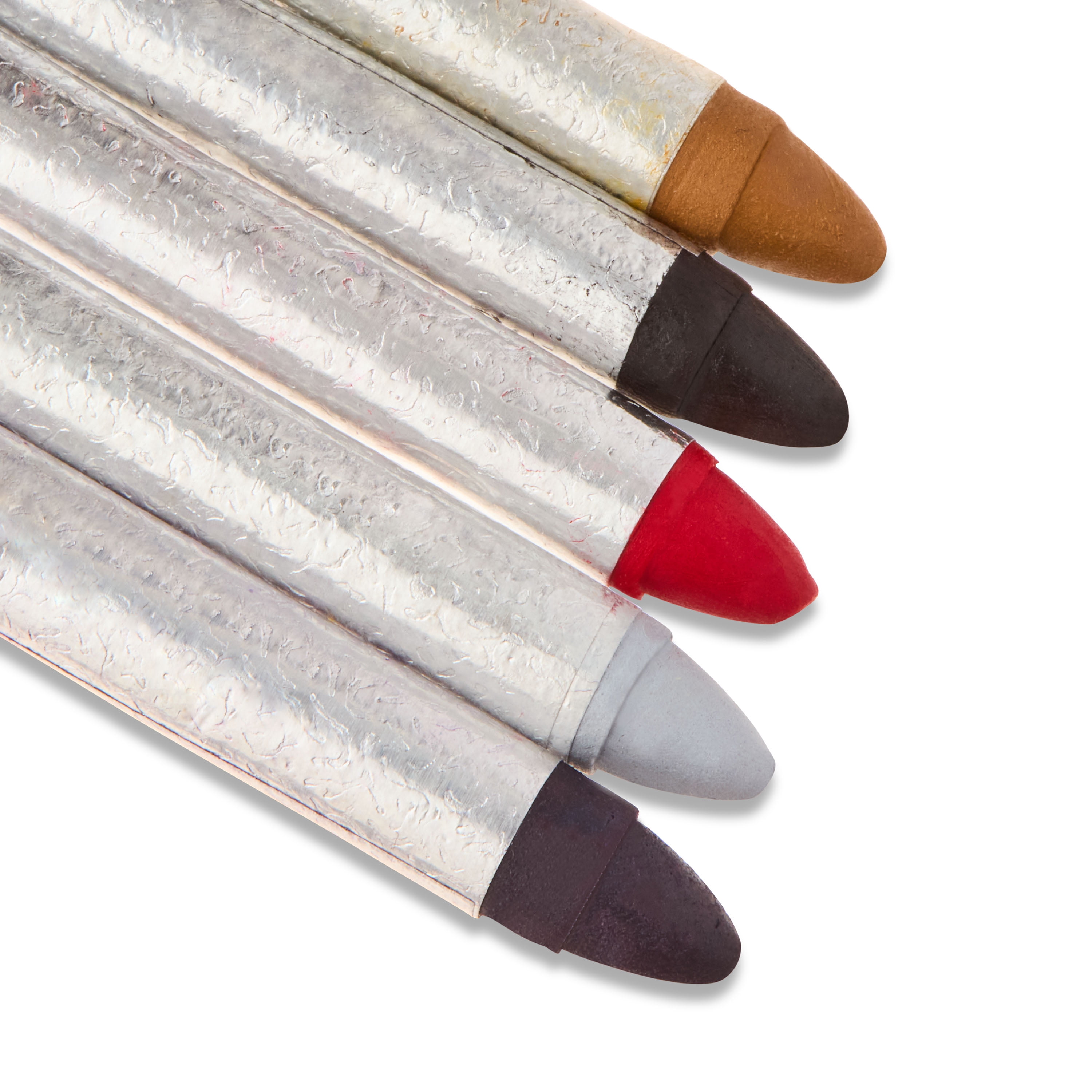 Horror Multicolor Make-up Crayons, 5 Count, .48oz, Halloween Make-Up for Adults, by Fun World