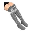 thumbnail image 4 of Women Christmas Knitted Stockings, Elastic Printed Pattern Socks, 4 of 5