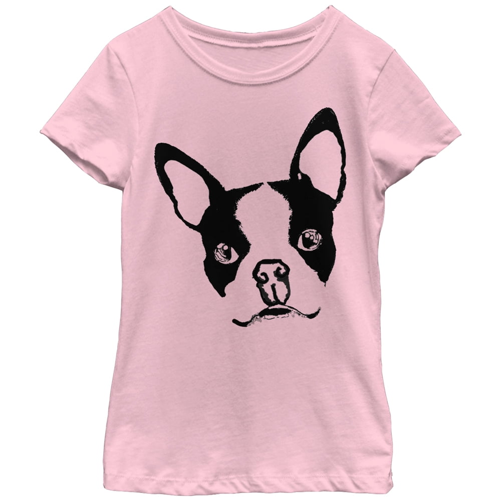 Lost Gods Girl S Lost Gods Boston Terrier Dog T Shirt Light Pink Walmart Com Walmart Com