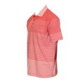 thumbnail image 4 of Gioberti Men's Pin Stripe Short Sleeve Polo W/ Chest Pocket Color: Red Size: 2XL, 4 of 4