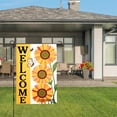 thumbnail image 3 of Amhnf Welcome Sunflowers And Butterflies Garden Flag For Home Outdoor Garden Yard Decor 12x18 inch, 3 of 5