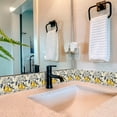 thumbnail image 6 of Mi Alma Peel and Stick Vintage Lemon Rustic Sorrento L25 Backsplash Vinyl Tile Stickers, Blue/Yellow, 5" x 5" (24-Pack), 6 of 13