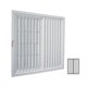 thumbnail image 2 of Difusor de Aire para Bodegas DiamanFlat 2 Way 18x12" 100% Aluminio blanco 900m3/hr 2 vías marco plano., 2 of 2