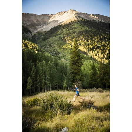 Dan Sohner Hits The Trail Through Winfield,  A Ghost Town In The High Rockies Of Colorado Print Wall Art By Dan