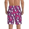 thumbnail image 5 of Salouo Vintage Vinyl Record Pattern Men's Sleep Pajama Shorts,Pajama Bottoms Elastic Waistband Sleep Pajama Short PJ Shorts for Men -Medium, 5 of 6