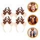 thumbnail image 5 of KAKOWELY 4 diademas navideñas de astas, cuernos de ciervo, lindas diademas navideñas, 5 of 5