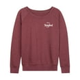 thumbnail image 2 of Disney Princess - Princess Rapunzel - Women's Lightweight French Terry Long Sleeve Shirt, 2 of 5