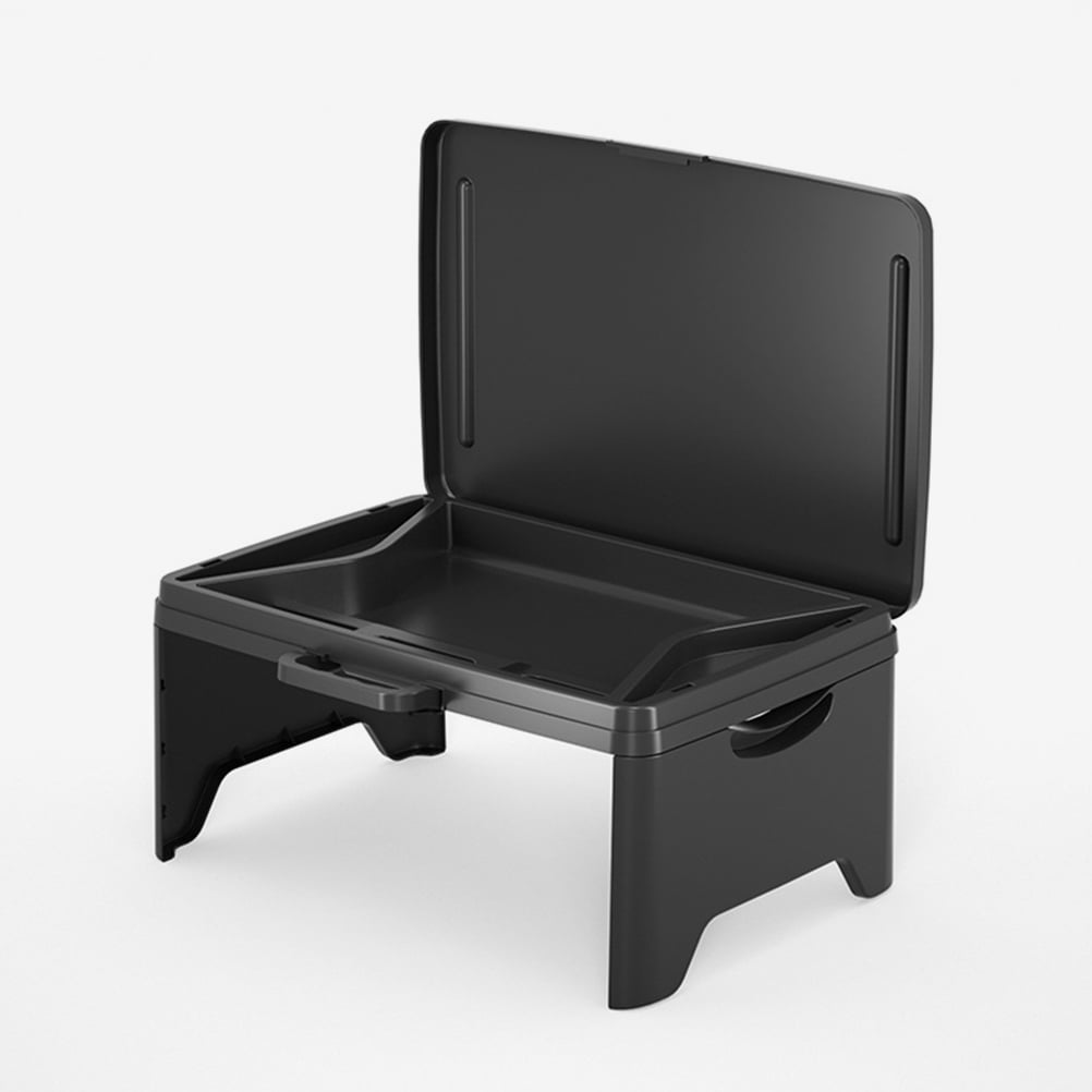 SEWCHICS Portable Folding Lap Desk Black 1Pcs 17.7X11.8X8.1In