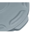 thumbnail image 4 of Soro Essentials- 10 Gallon Plastic Round Trash Can Lid Gray Color- Fits 10 Gallon Can Outdoor Waste Container Garbage Bin for Kitchen Home Hotel Garage Bathroom Outdoor Driveway, 4 of 5