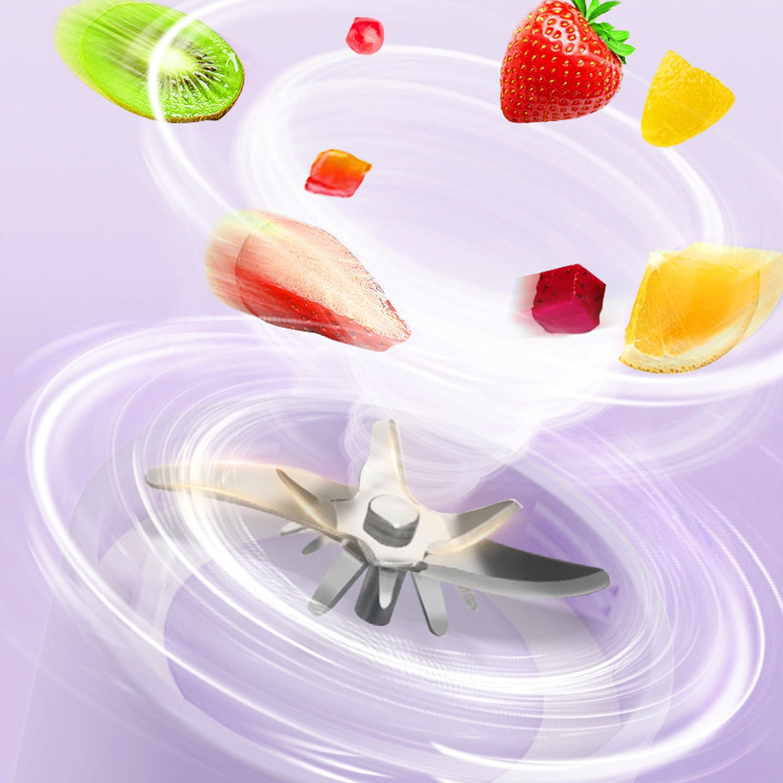 Travel Friendly 500ml Juicer Blenders Portable USB Rechargeable Mixing Cup for Shakes Practical Kitchen Appliance