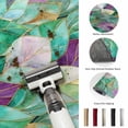 thumbnail image 5 of Hallway Runner Rug 2'x6', Purple Green Leaves Kitchen Runner Rugs Non-Slip Carpet Mats, Modern Abstract Art Botanical Bedside Rugs Runners Washable Floor Carpet for Bathroom Laundry Room, 5 of 8
