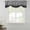 White, variant on Red Black Plaid Tie Up Valance Curtains for Windows, Kitchen Curtains Window Treatments, Country Vintage Star Abstract Gingham Short Window Shades Valances for Bedroom Bathroom Cafe 42"x18"