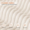 thumbnail image 7 of Flannel Fabric Chaise Lounge, No Assembly Required and Space Saving, White, 7 of 7