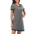 Chnzic Women's Summer Casual Soft And Comfortable Round Neck Loose