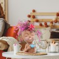thumbnail image 4 of Resina Café Chica Estatua Maceta Adornos Arreglo Floral Florero (Marrón) Ndcxsfigh Libre de BPA, 4 of 6