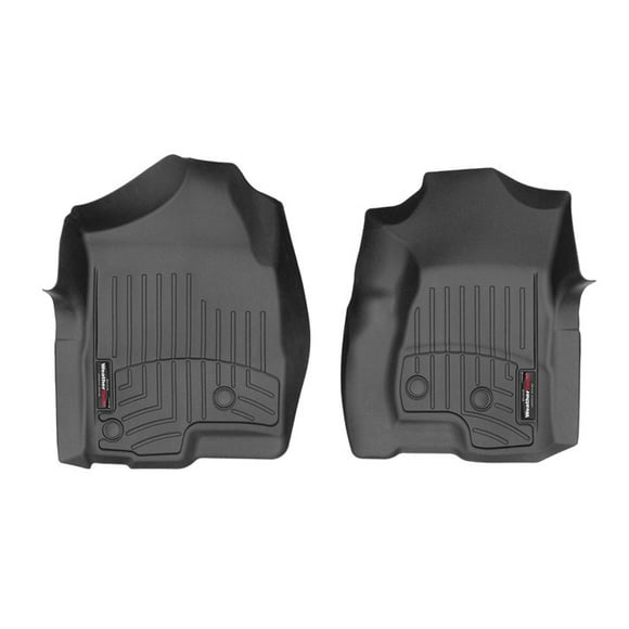 Weathertech Floor Liner 440031 FloorLiner; Molded Fit; Black; Thermoplastic Polyolefin TPO Vacuum Formed Material; 2 Piece