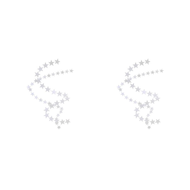 Matsuzay 1 Juego de decoraciones para fiestas, interesantes, exquisitas, pequeñas estrellas colgantes pequeñas para interiores, accesorios de estrellas tipo 11 2piezas Matsuzay CBP375961