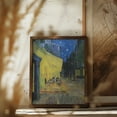 thumbnail image 6 of Caf&eacute; Terrace At Night Framed Art Modern Wall Decor, 6 of 15