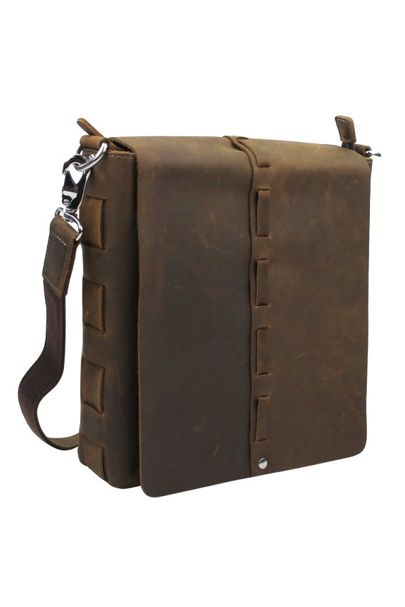 Fully Handmade Leather Messenger Bag L20.VD