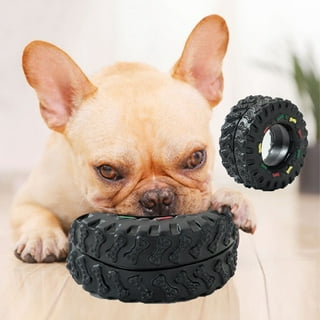 1x5 Rubber Tire Dog Chew Toys Throwing TYRE WHEEL Interactive Dog