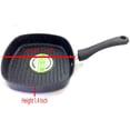 thumbnail image 2 of Non Stick Grill Pan Square Aluminum Grill Pan Non Stick Cookware Gas Stove Compatible Only, 2 of 7