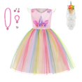 thumbnail image 1 of Vestido de tutú de princesa para niñas, vestido de fiesta de lentejuelas de arcoíris Pastel, vestido de fiesta de cumpleaños zhangyuxiang unisex, 1 of 2