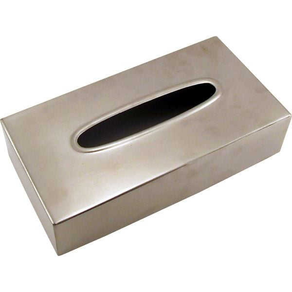 pewter tissue box cover